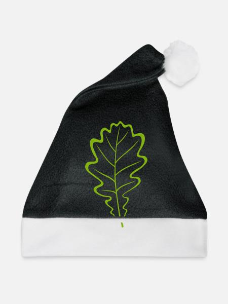 Eiche 2 - Weihnachtsmütze - Schwarz/Weiß