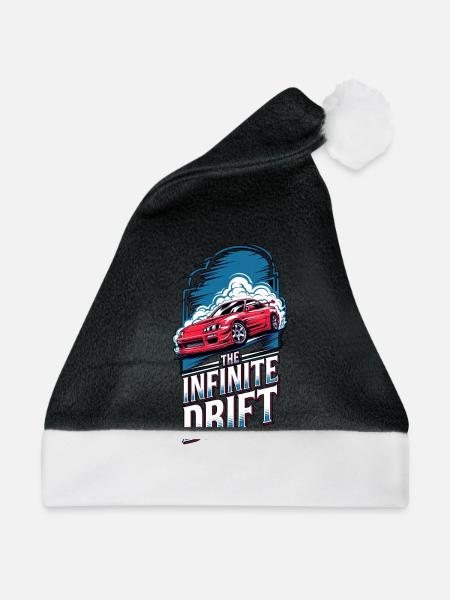 Infinite Drift - Autorennen - Weihnachtsmütze - Schwarz/Weiß