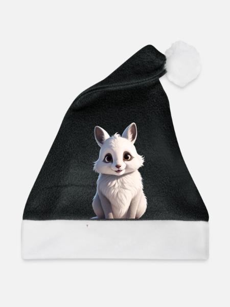 Sweet Animal - Weihnachtsmütze - Schwarz/Weiß - Vorne