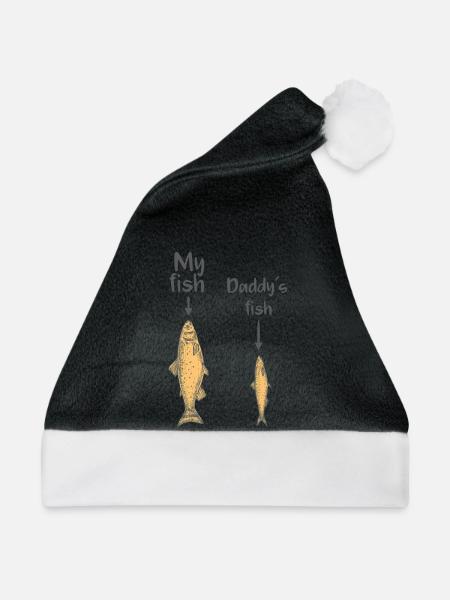 My fish, Daddy´s fish - Weihnachtsmütze - Schwarz/Weiß