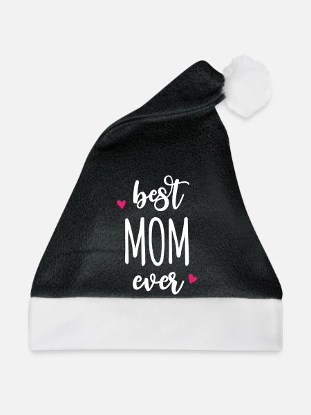 Beste Mutter aller Zeiten - Weihnachtsmütze - Schwarz/Weiß