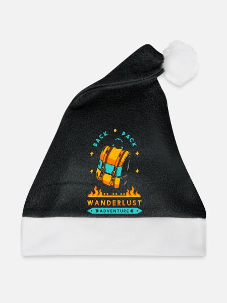 Wanderlust Backpack Flame - Weihnachtsmütze - Schwarz/Weiß