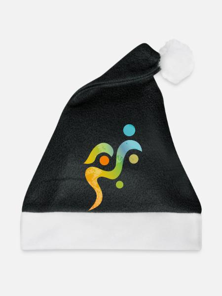 yoga-design_27 - Weihnachtsmütze - Schwarz/Weiß