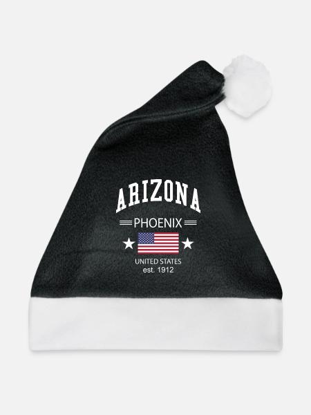 Arizona - Weihnachtsmütze - Schwarz/Weiß - Vorne