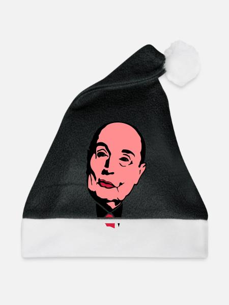 Francois Mitterrand Führer - Weihnachtsmütze - Schwarz/Weiß