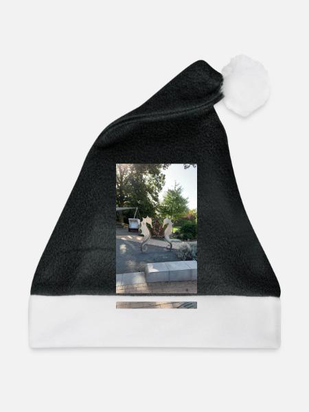 kunst seepferdchen - Weihnachtsmütze - Schwarz/Weiß