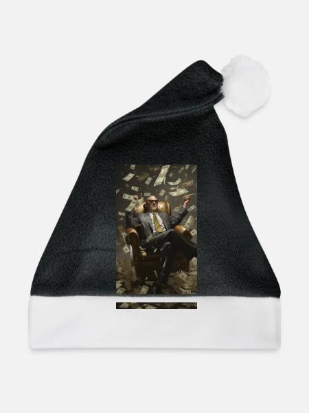 Chef - Weihnachtsmütze - Schwarz/Weiß