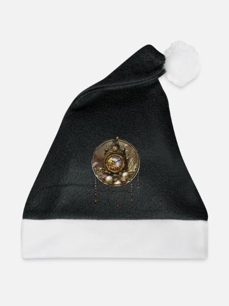 Die Steampunk-Ästhetik - Weihnachtsmütze - Schwarz/Weiß