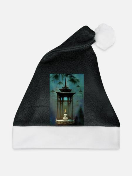 Tempel - Weihnachtsmütze - Schwarz/Weiß