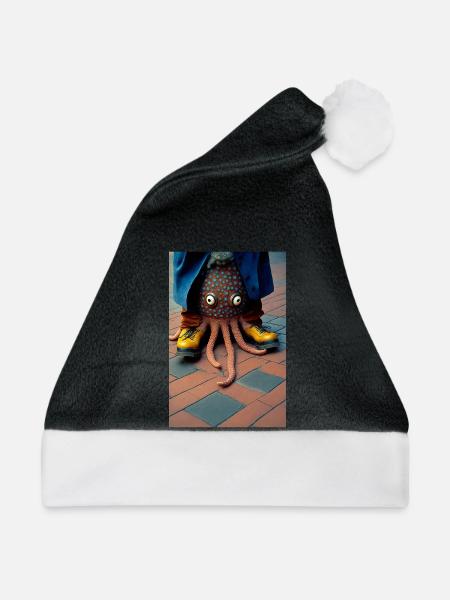 Anthropomorph 07 - Weihnachtsmütze - Schwarz/Weiß