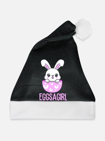 Werdende Mutter Ostern Gender Reveal - Weihnachtsmütze - Schwarz/Weiß