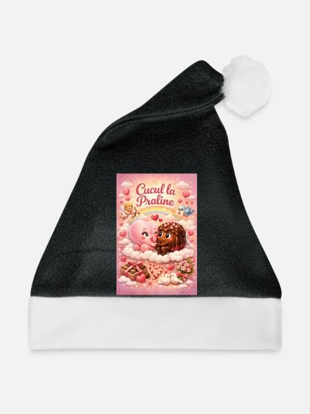 Cucul la praline - Weihnachtsmütze - Schwarz/Weiß