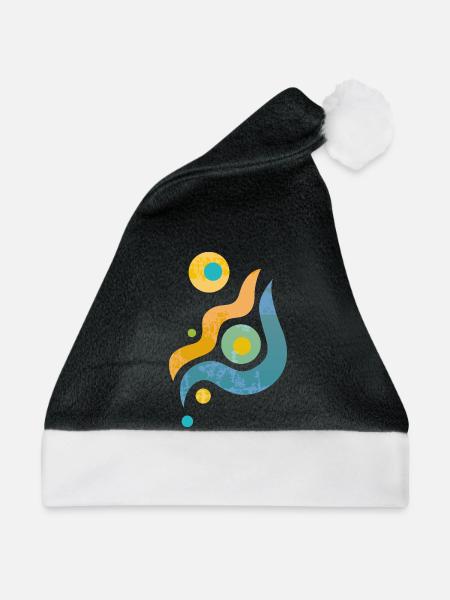 yoga-design_44 - Weihnachtsmütze - Schwarz/Weiß