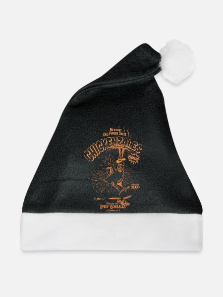 Chickenzales - Weihnachtsmütze - Schwarz/Weiß