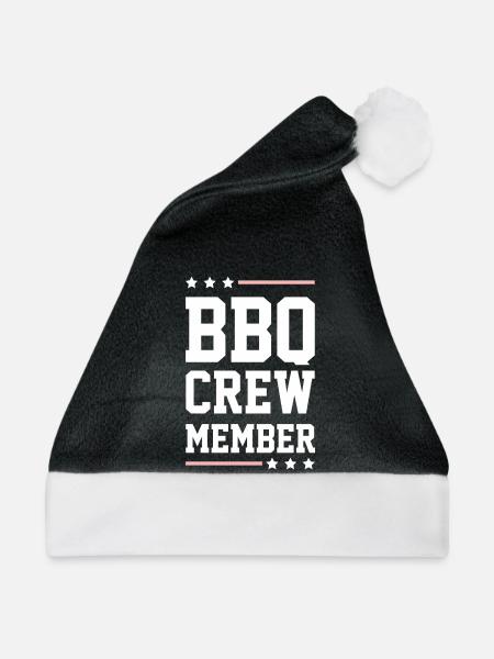 Bbq Crew - Weihnachtsmütze - Schwarz/Weiß