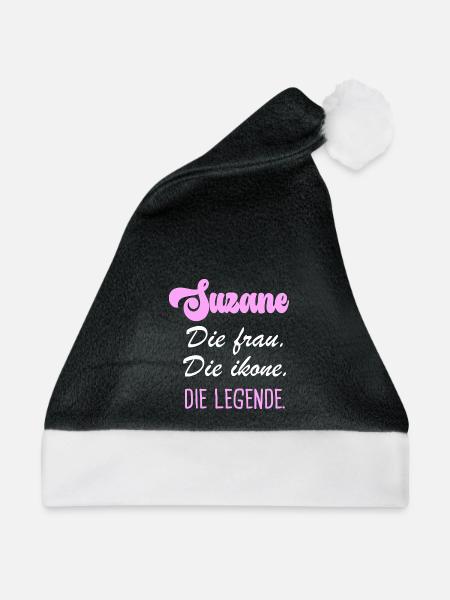 Suzanne die legende - Weihnachtsmütze - Schwarz/Weiß