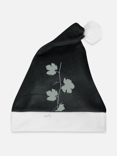 weinrebe - Weihnachtsmütze - Schwarz/Weiß