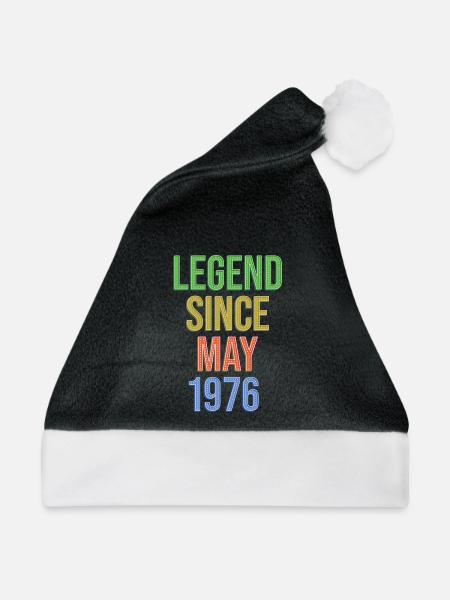 Legende seit Mai1976 - Weihnachtsmütze - Schwarz/Weiß