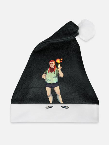 Max - Weihnachtsmütze - Schwarz/Weiß