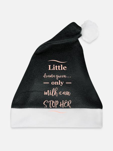 Drama Queen Babysprüche - Weihnachtsmütze - Schwarz/Weiß