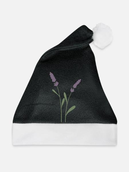 Lavendel - Weihnachtsmütze - Schwarz/Weiß