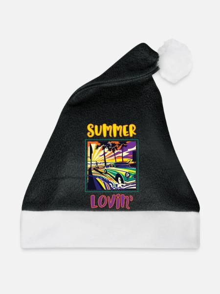 Summer Lovin' - Weihnachtsmütze - Schwarz/Weiß