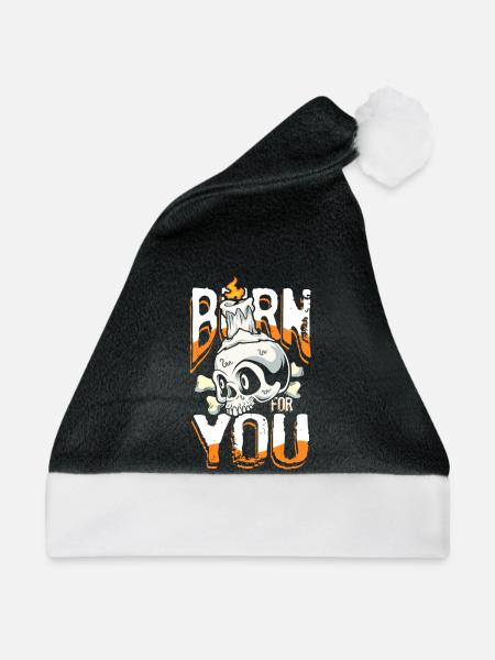 Burn for you - Weihnachtsmütze - Schwarz/Weiß