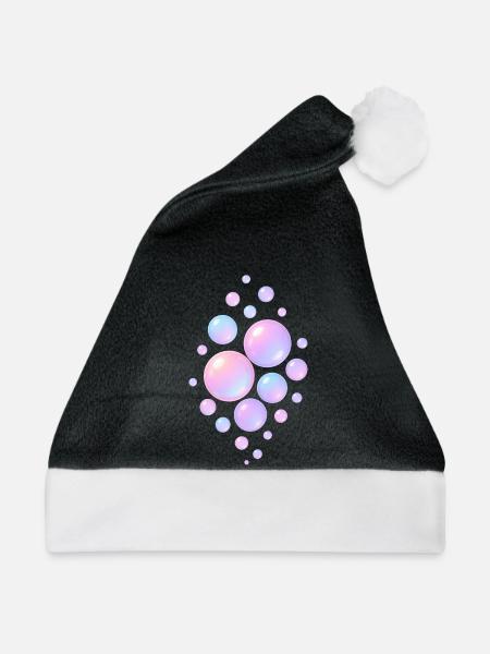 Dreamy Bubbles - Weihnachtsmütze - Schwarz/Weiß
