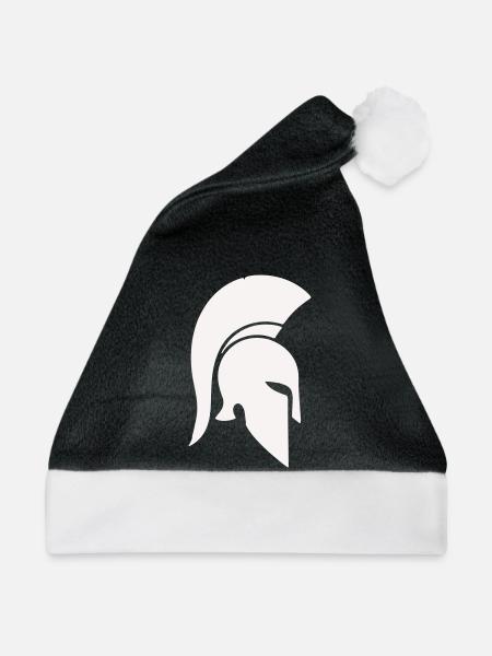 Sparta Helm - Weihnachtsmütze - Schwarz/Weiß