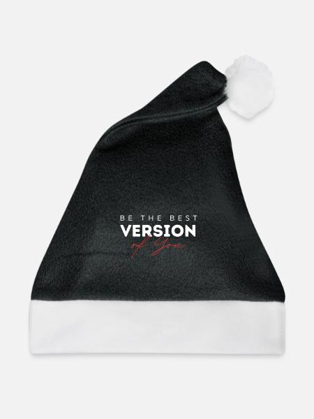 Beste Version von Dir - Weihnachtsmütze - Schwarz/Weiß