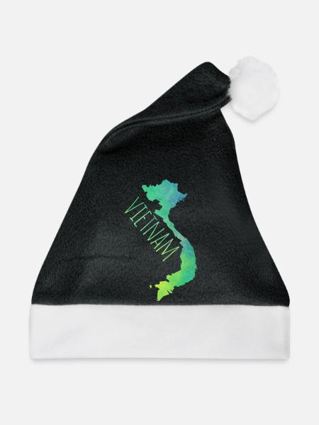 Vietnam - Weihnachtsmütze - Schwarz/Weiß