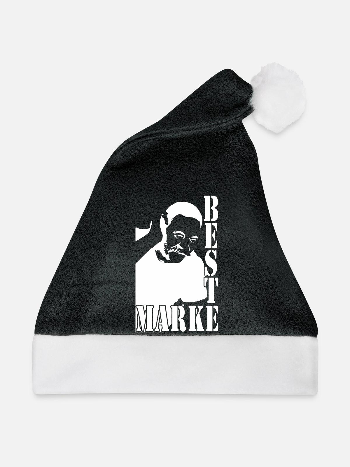 beste Marke Mann - Weihnachtsmütze - Schwarz/Weiß - Vorne