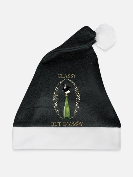 Classy Clumsy Pinguin - Weihnachtsmütze - Schwarz/Weiß