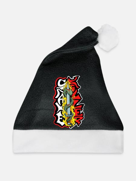 Schlangen-Killer - Weihnachtsmütze - Schwarz/Weiß