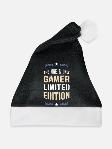 Gamer Limitierte Edition - Weihnachtsmütze - Schwarz/Weiß