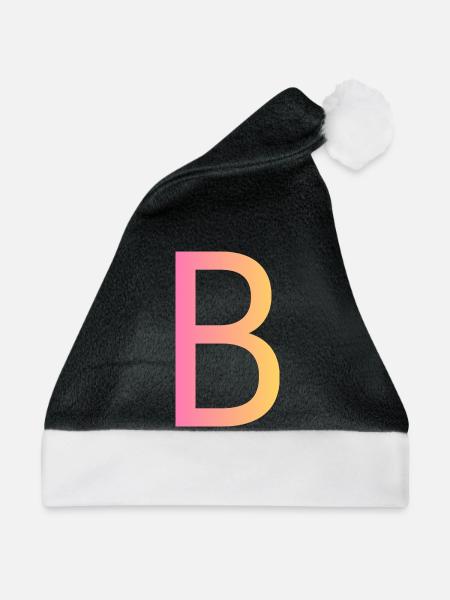 B - Weihnachtsmütze - Schwarz/Weiß