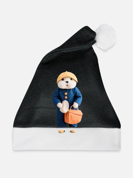 Erdmännchen - Weihnachtsmütze - Schwarz/Weiß