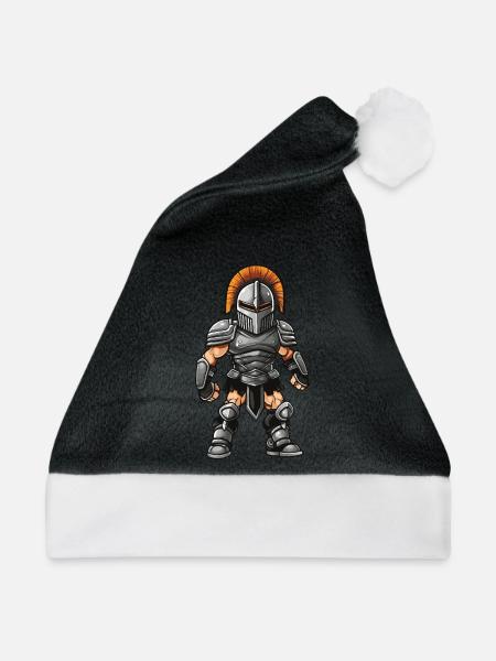 Spartaner Gladiator - Weihnachtsmütze - Schwarz/Weiß