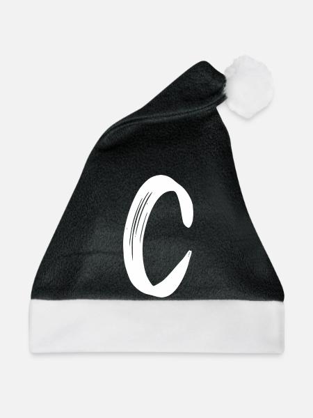 C - Weihnachtsmütze - Schwarz/Weiß