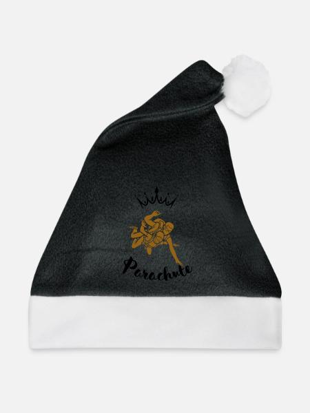 Fallschirm - Weihnachtsmütze - Schwarz/Weiß
