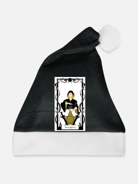 Der Magier - Weihnachtsmütze - Schwarz/Weiß