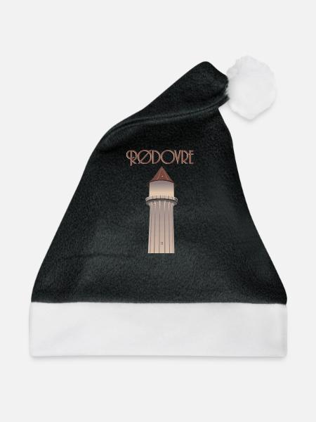 Rødovre Wasserturm - Weihnachtsmütze - Schwarz/Weiß
