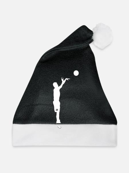 Basketballspieler - Weihnachtsmütze - Schwarz/Weiß
