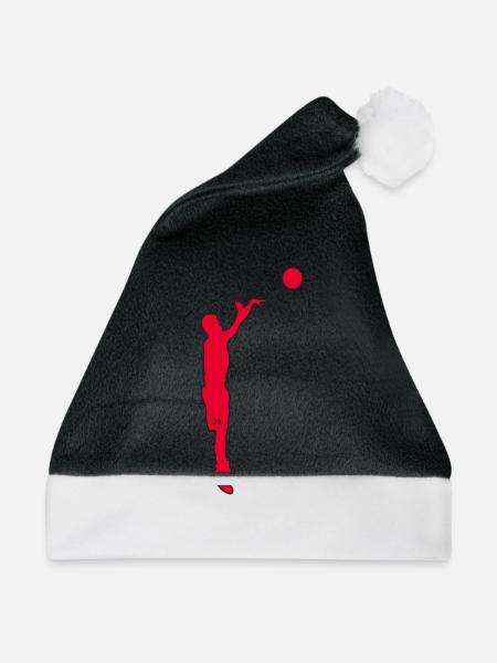Basketballspieler - Weihnachtsmütze - Schwarz/Weiß