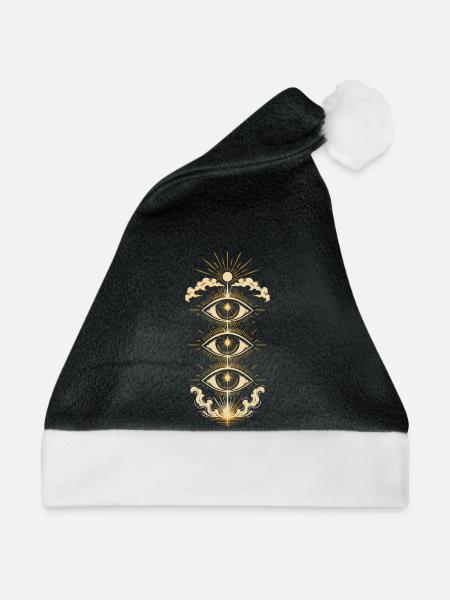 333 Innere Vision - Weihnachtsmütze - Schwarz/Weiß