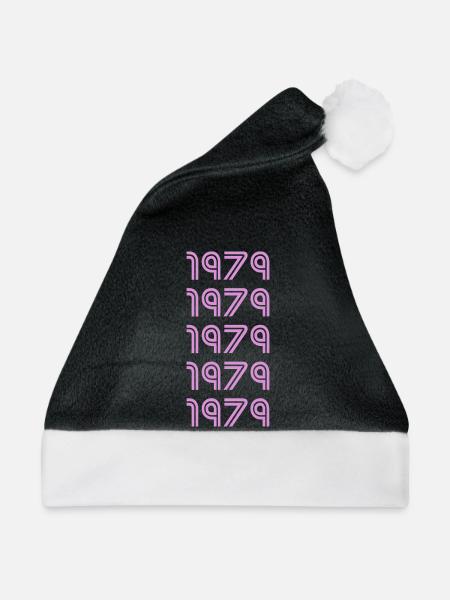 Style 1979 - Weihnachtsmütze - Schwarz/Weiß