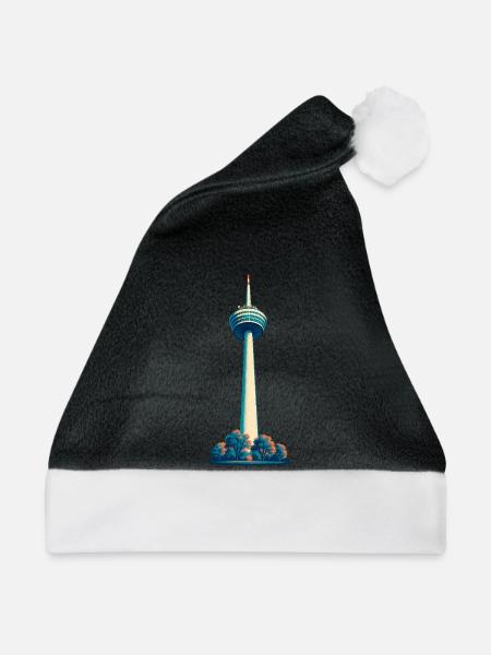 Colonius Retro - Weihnachtsmütze - Schwarz/Weiß