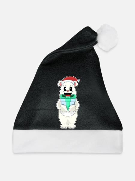 Eisbär Weihnachten Paket - Weihnachtsmütze - Schwarz/Weiß