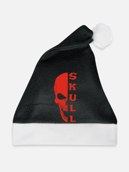 Der Red Skull - Weihnachtsmütze - Schwarz/Weiß