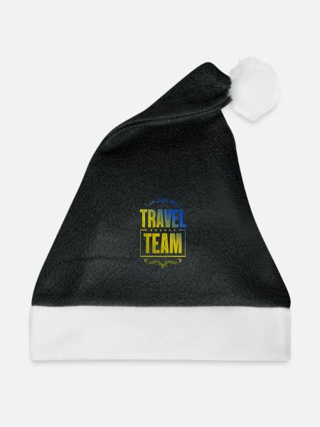 Travel Crew - Weihnachtsmütze - Schwarz/Weiß